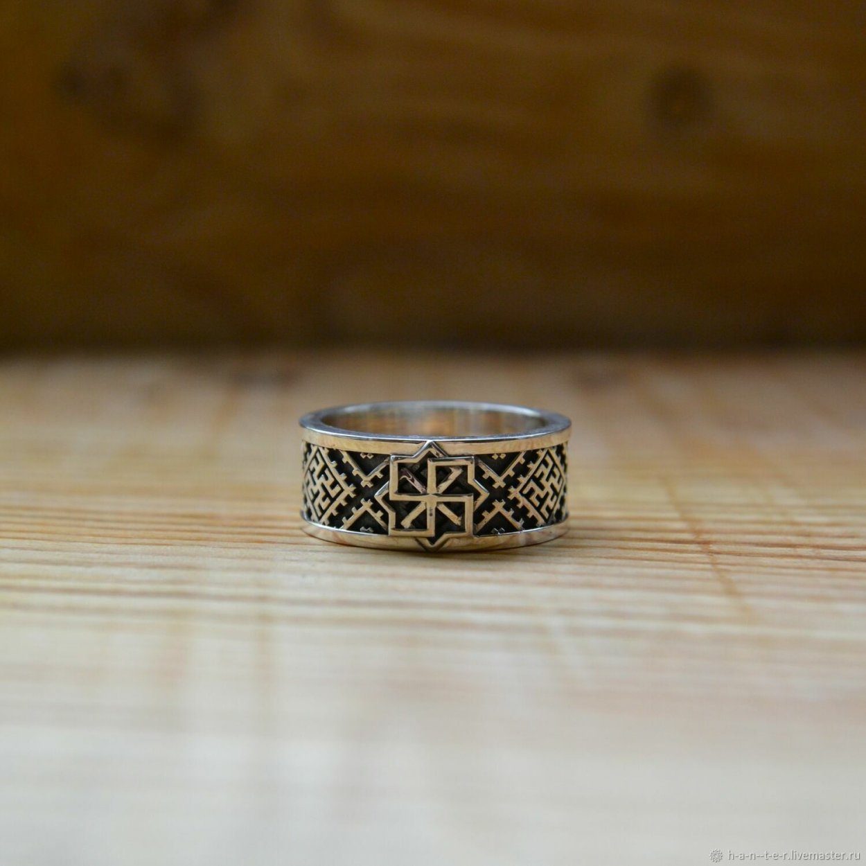 Кольцо оберег Одолень трава