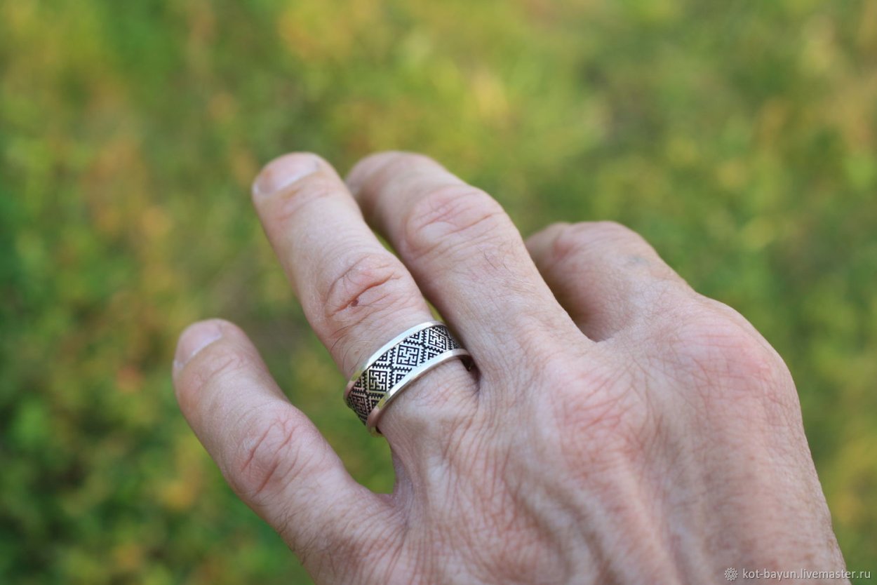 Оберег Одолень серебро