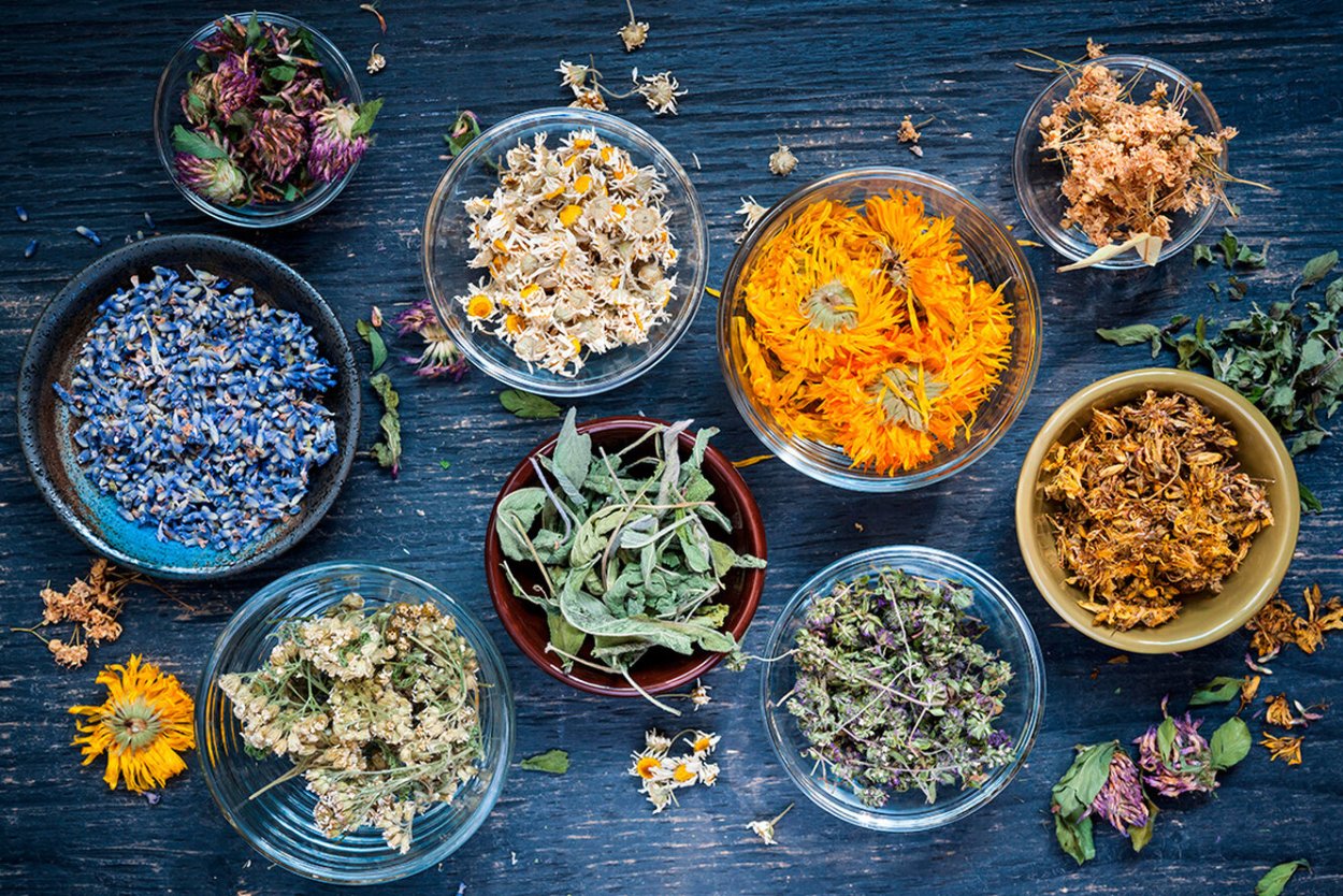 Сушеные травы