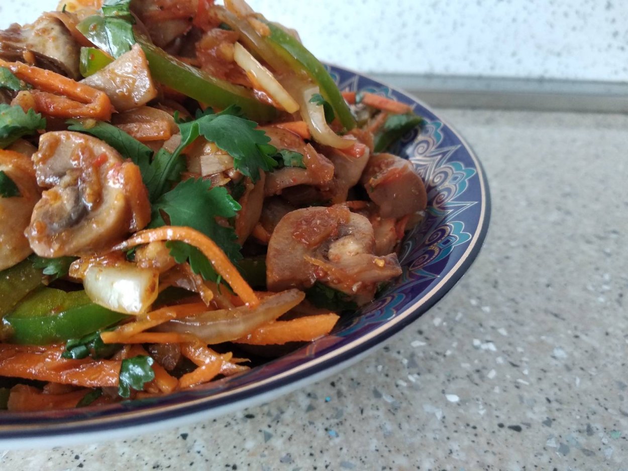 Грибы в корейской кухне