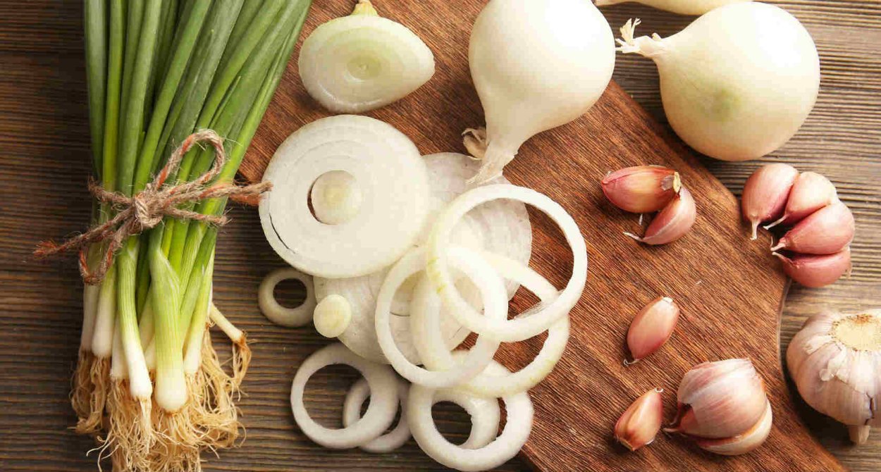 Лук репчатый зеленый