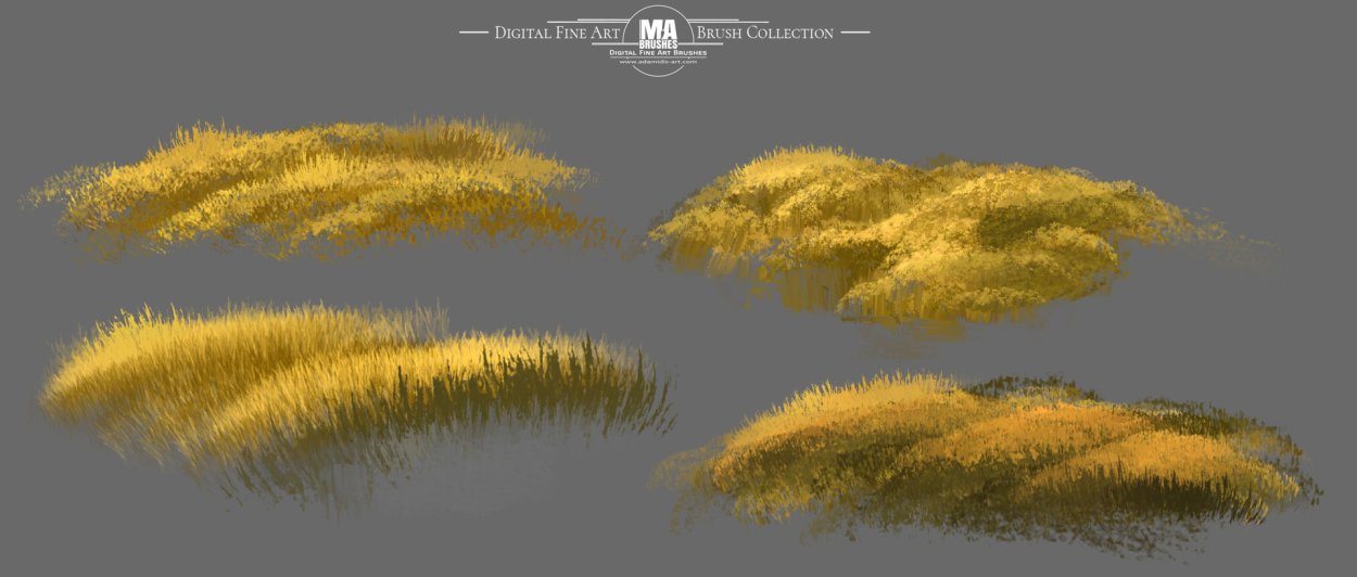 Густая трава