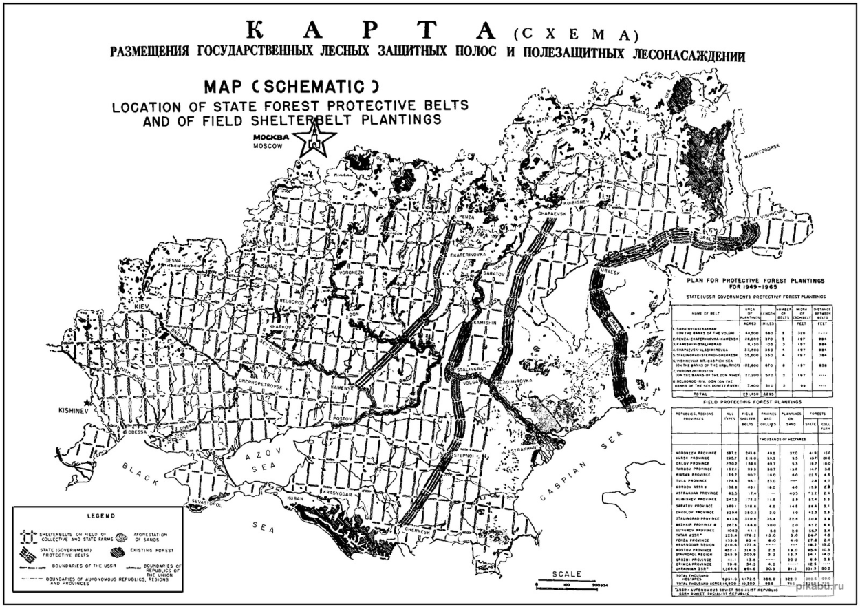 Противоэрозионная агролесомелиорация