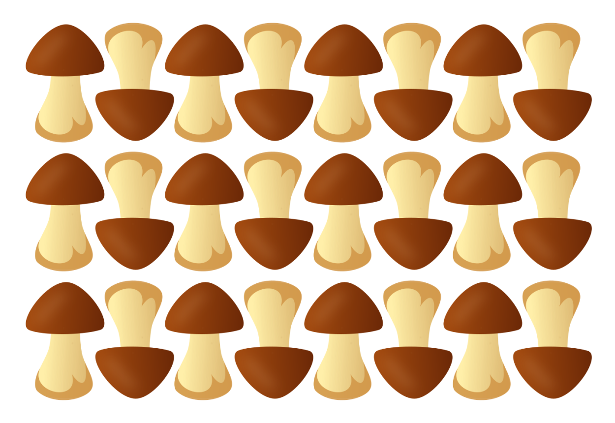 Раздаточный материал грибочки