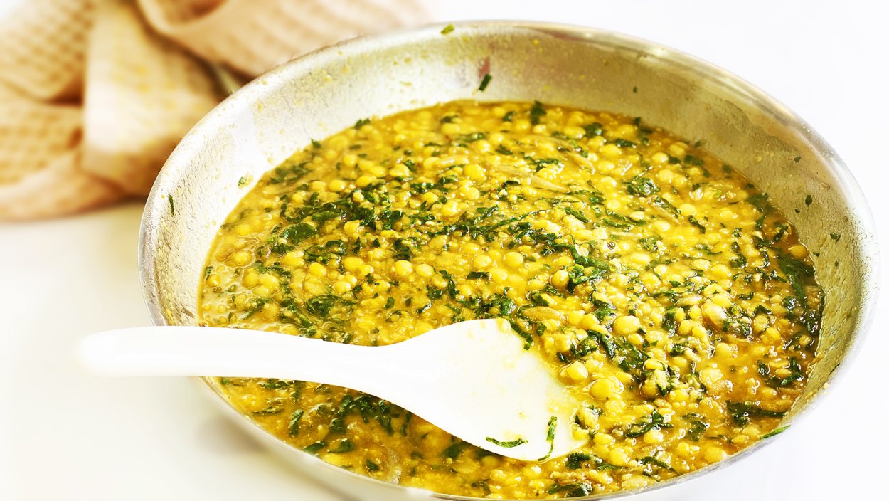 Гороховая каша постная