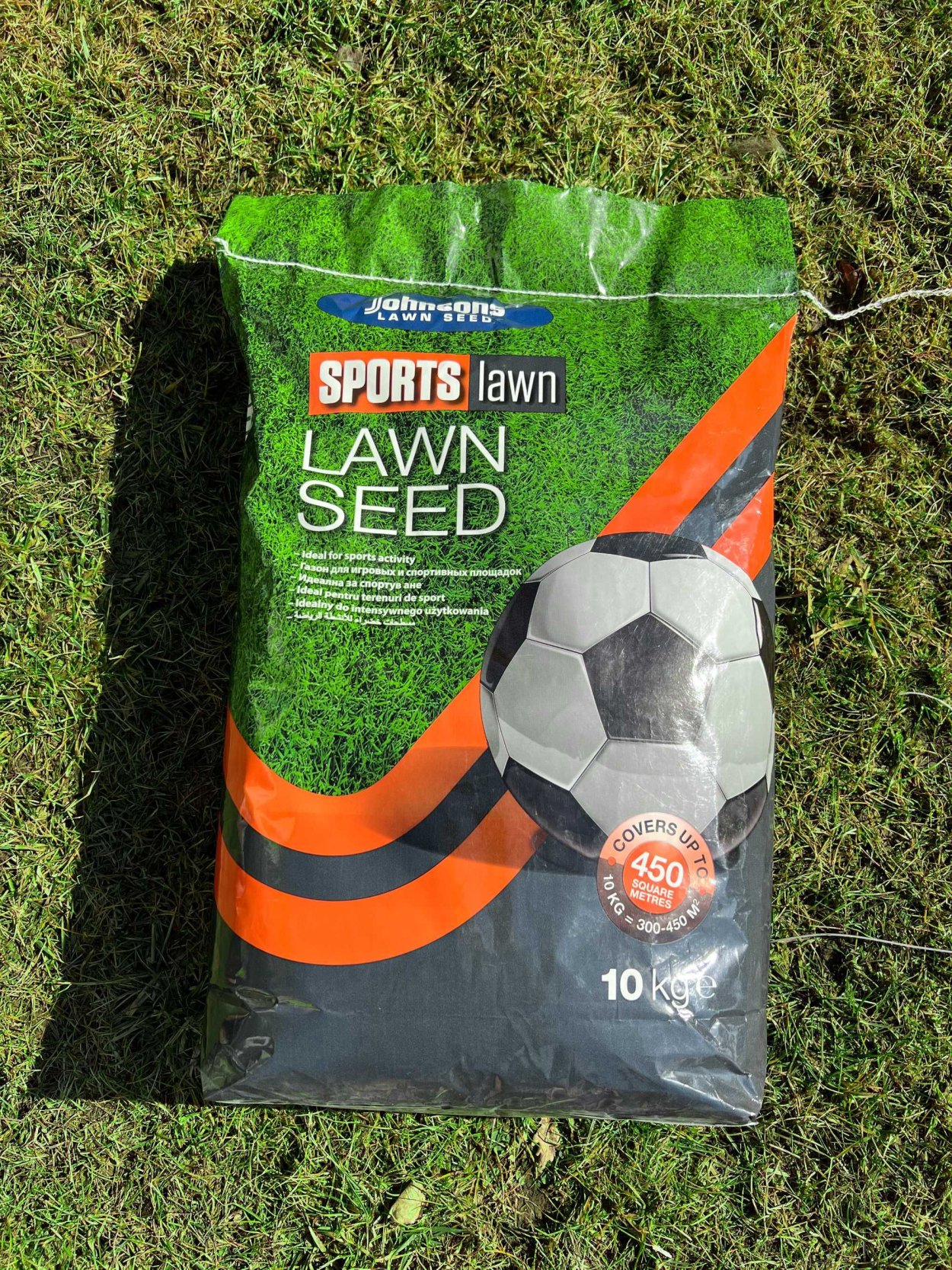 Газонная трава спортивная джонсонс