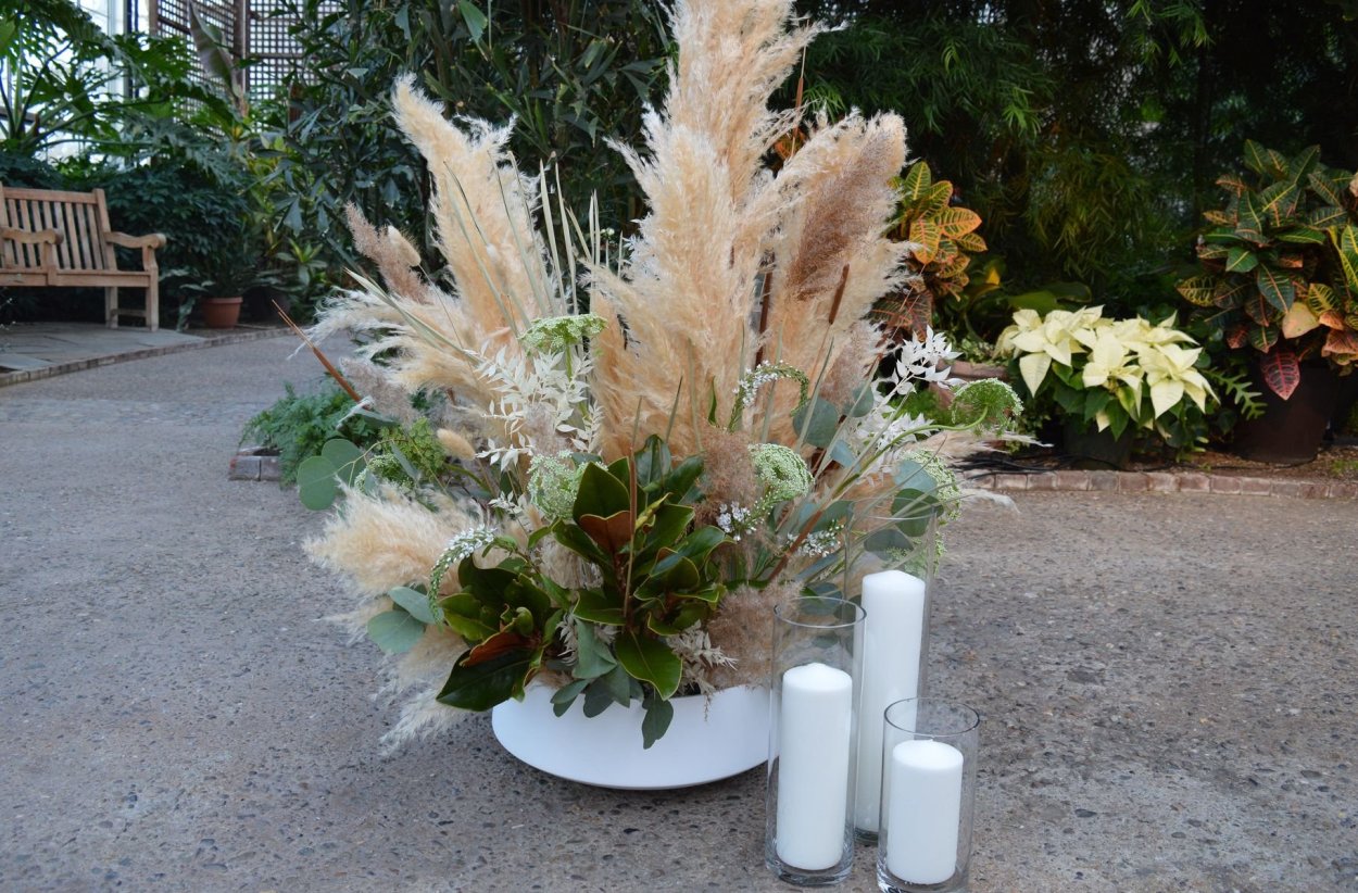 Пампасная трава свадьба