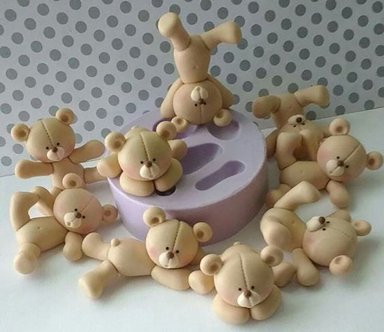 Грибы из полимерной глины