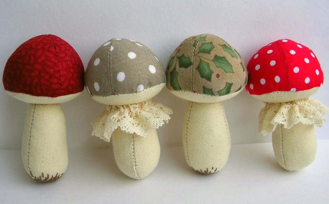 Грибы из ткани