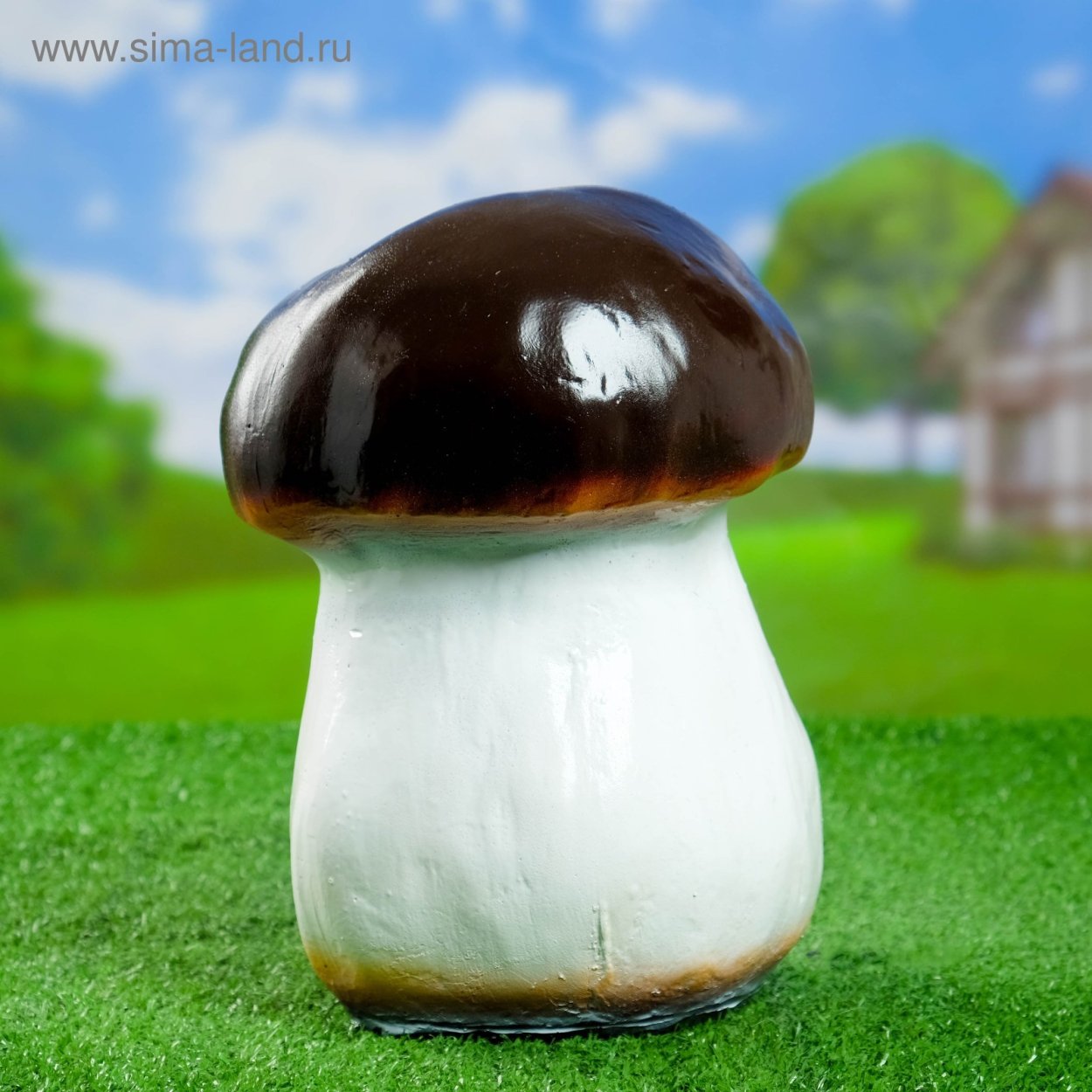 Садовая фигура белый гриб