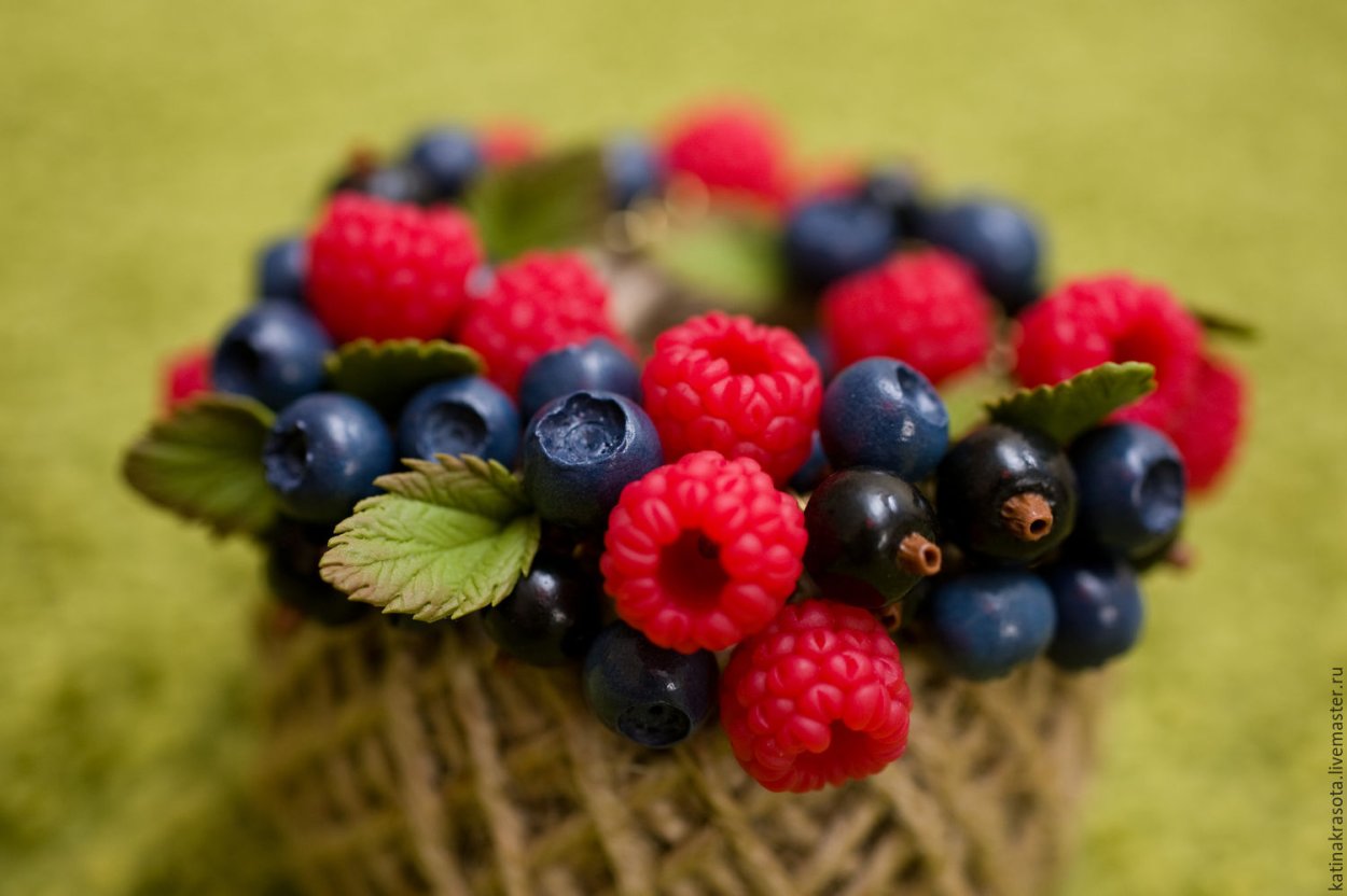 Ягоды вид сверху