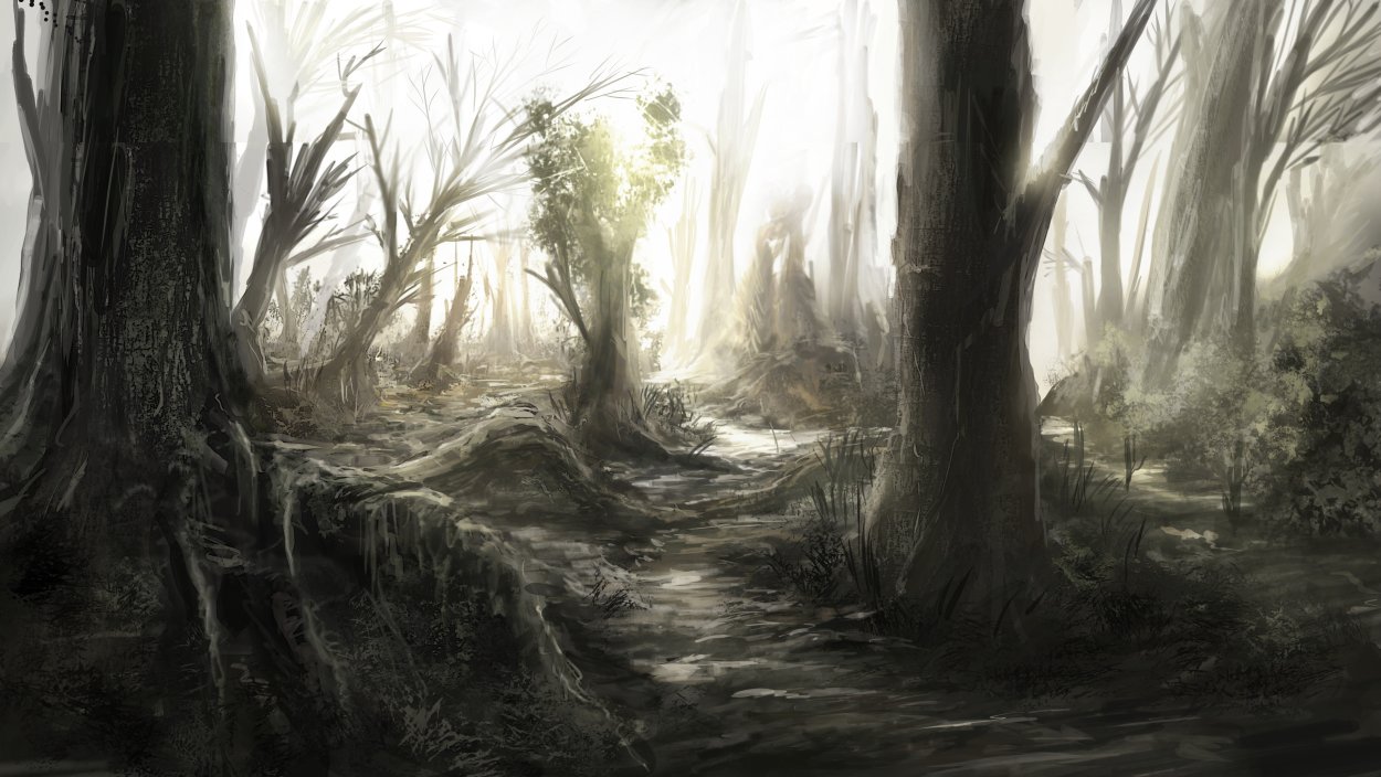 Темный лес фэнтези