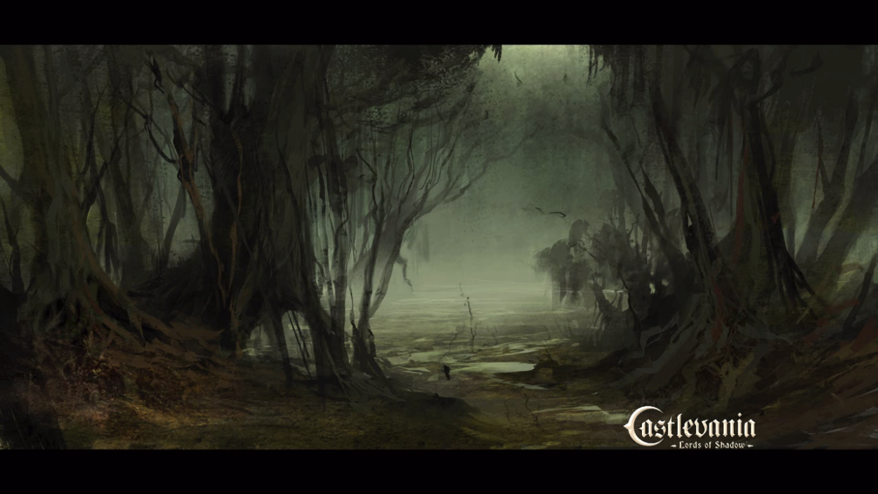 Мрачное болото арт