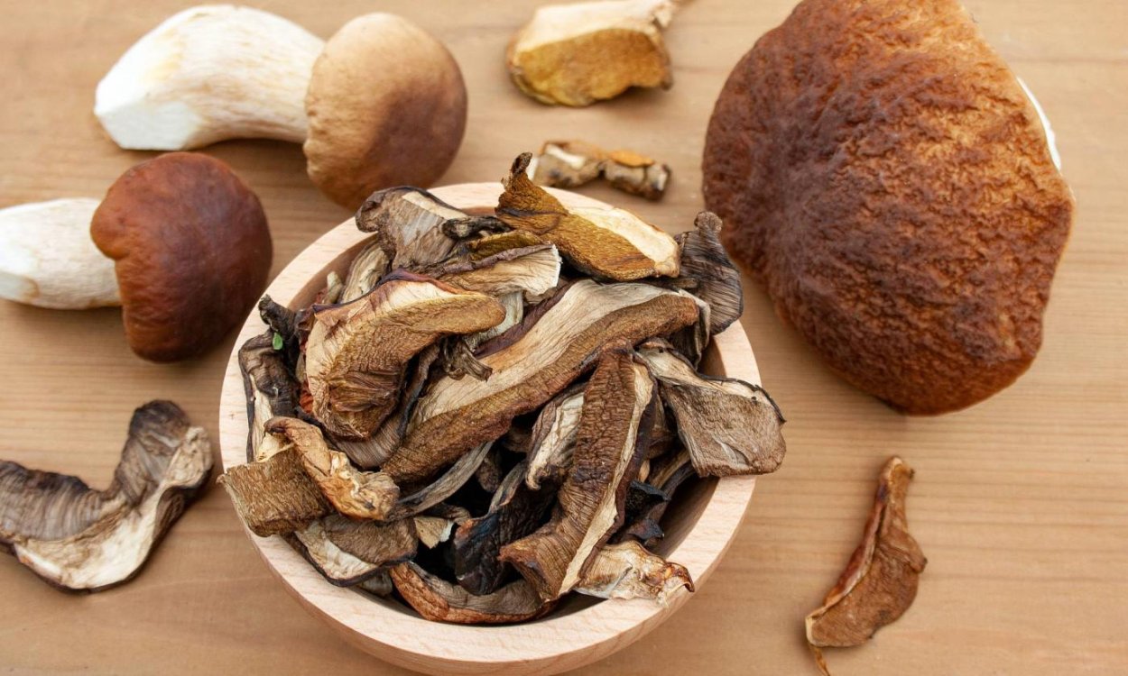 Dried porcini Mushrooms