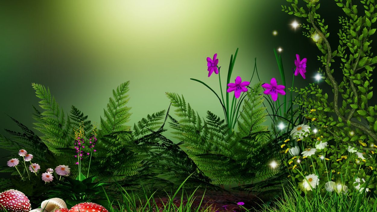 Сказочные цветы