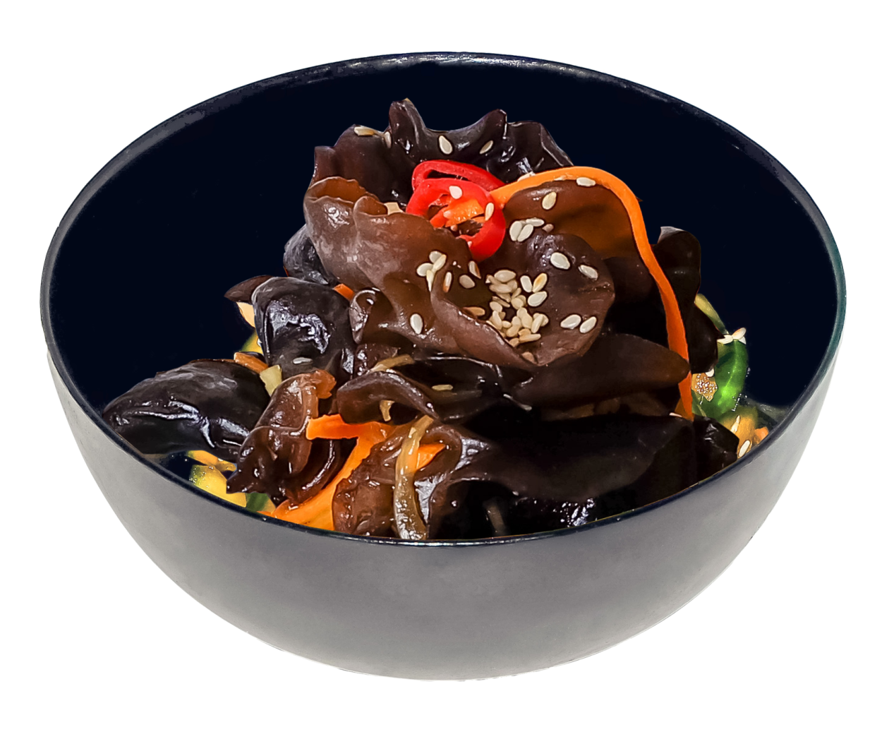 Черный древесный гриб муэр