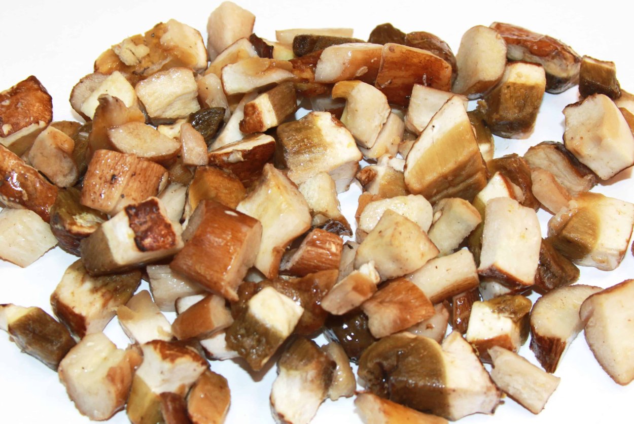 Ломтики грибов