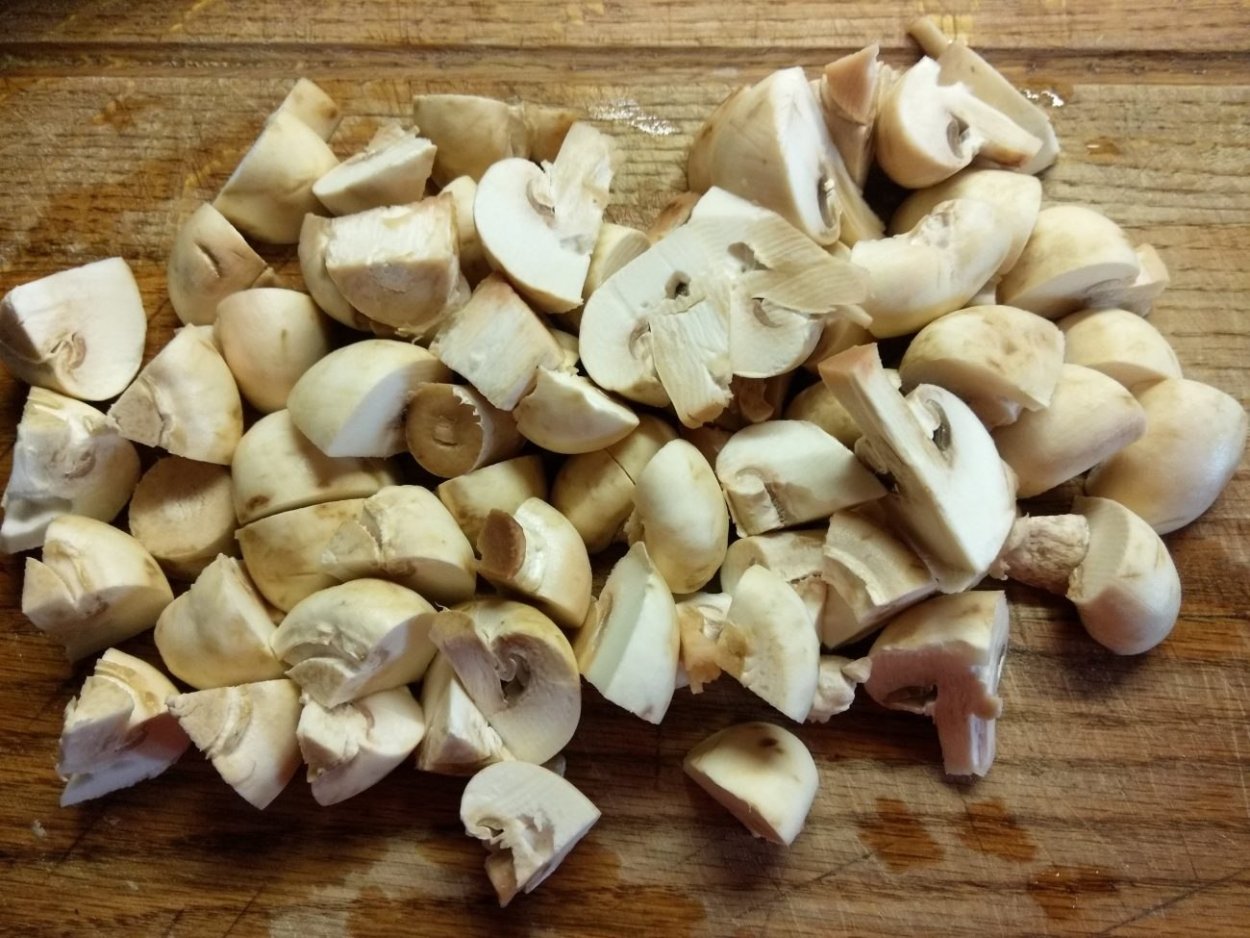 Грибы вид сверху