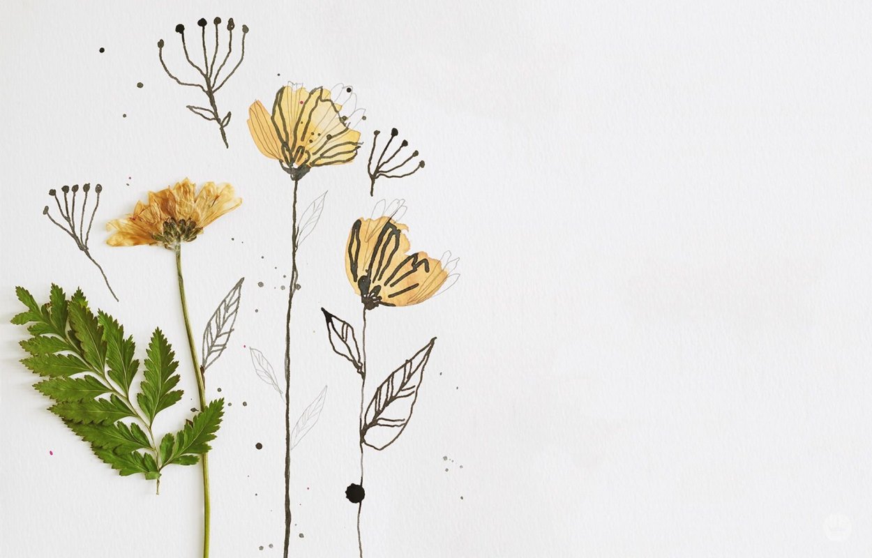 Маленькие цветы эскизы тату