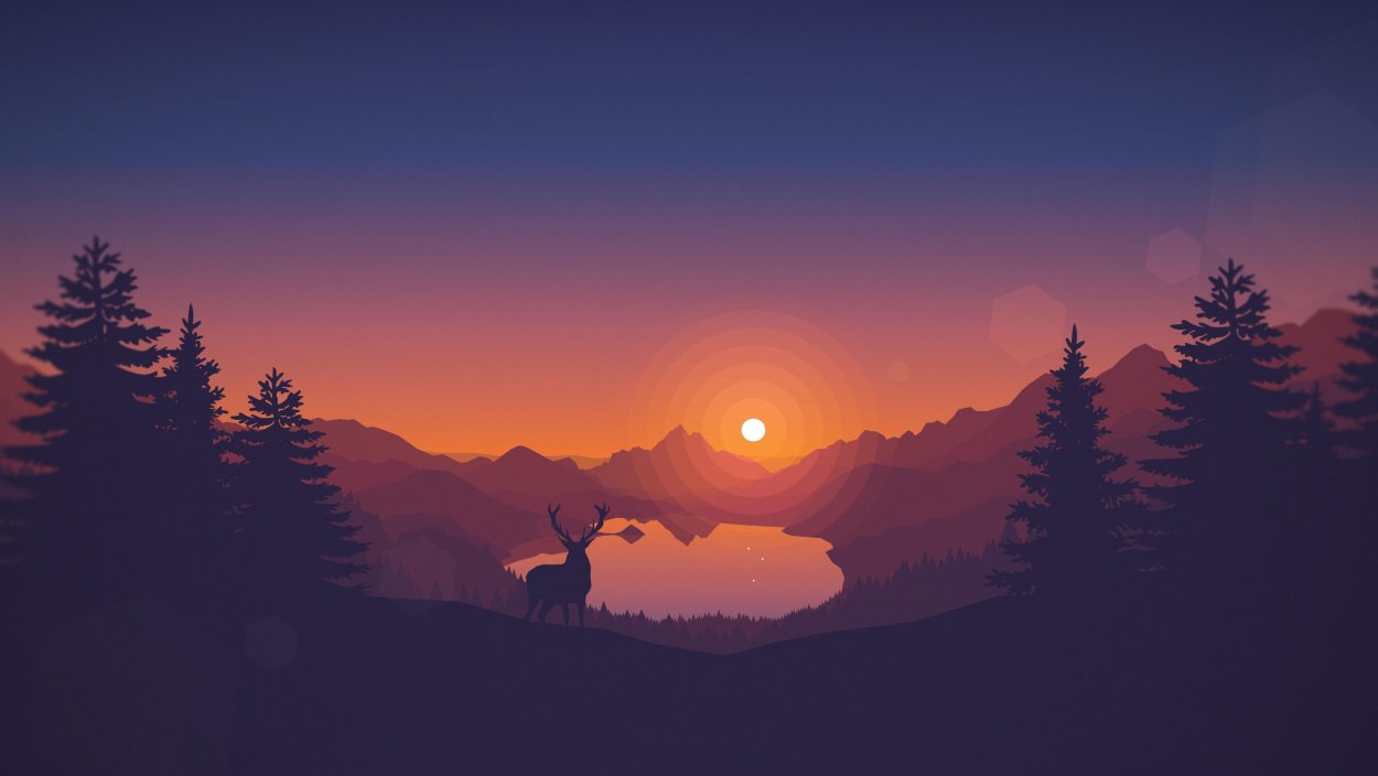 Фон Firewatch 4k