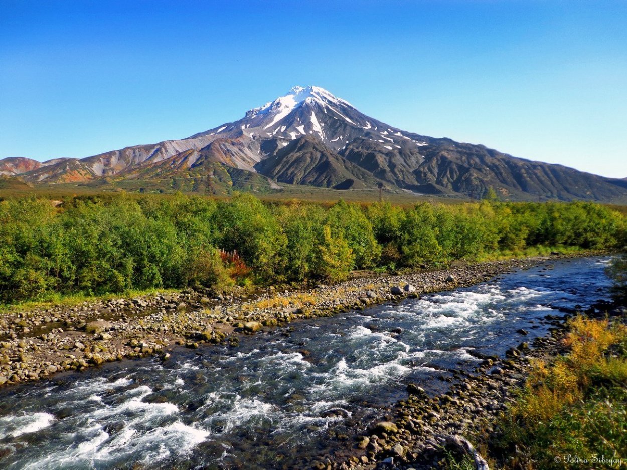 Река Авача на Камчатке
