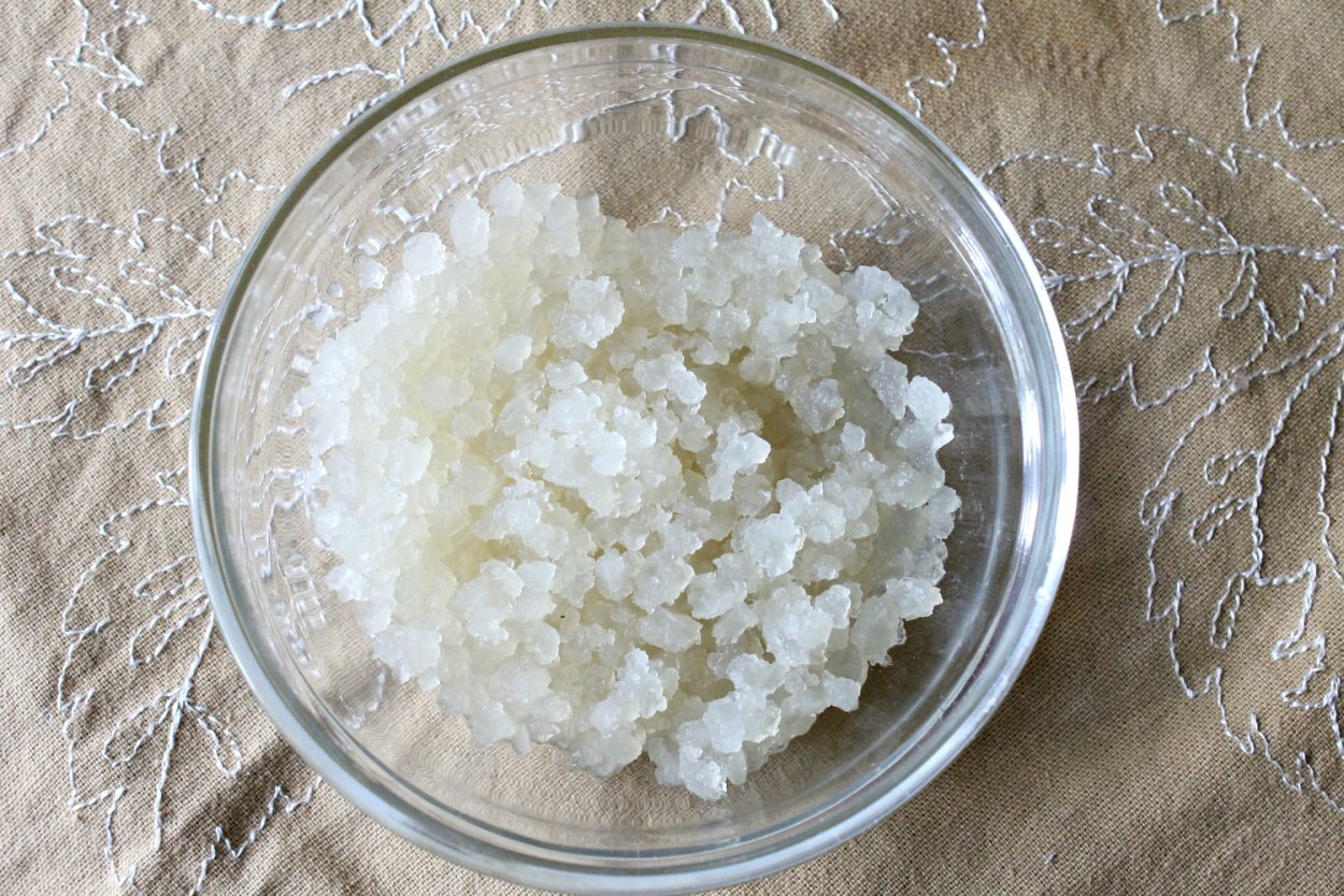 Морской рис помутнел