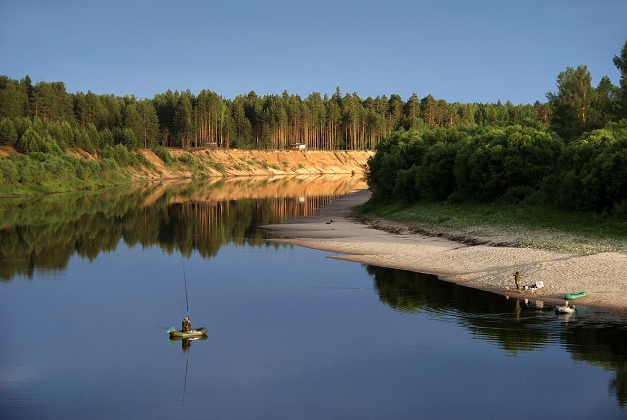 Река Ветлуга Нижегородская область Воскресенский район