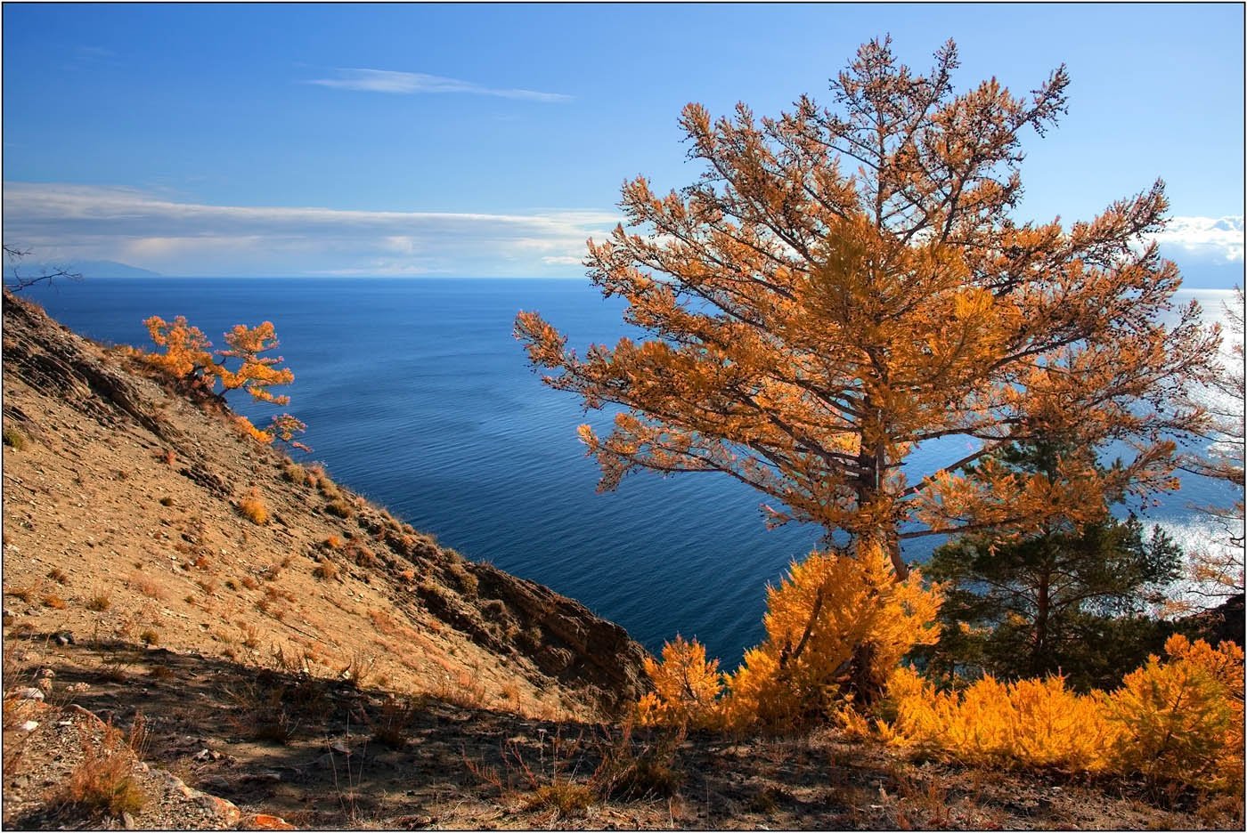 Байкал осень Ольхон