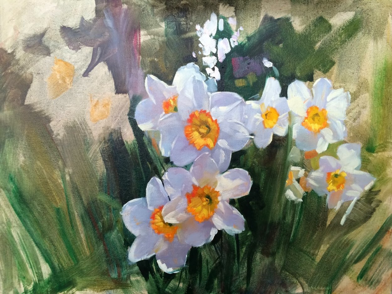 Букет нарциссов Эстетика