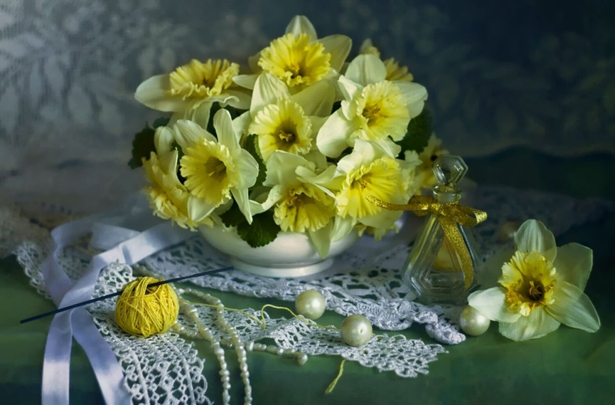 Солнечный желтый. (Daffodil)