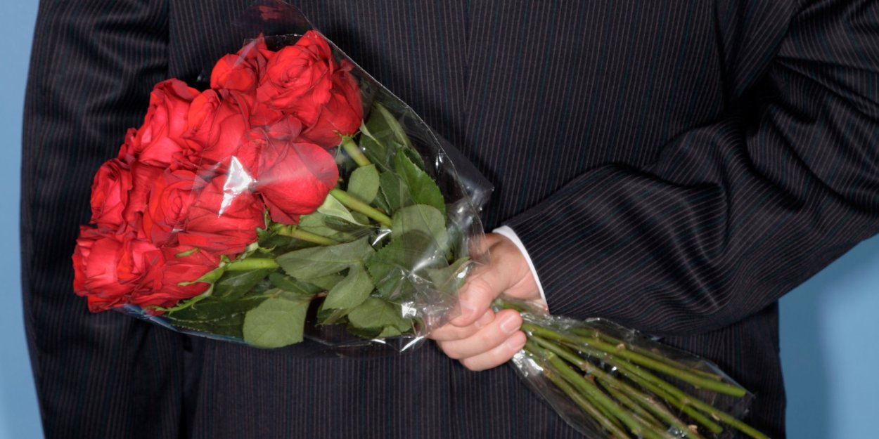 Букет красных роз