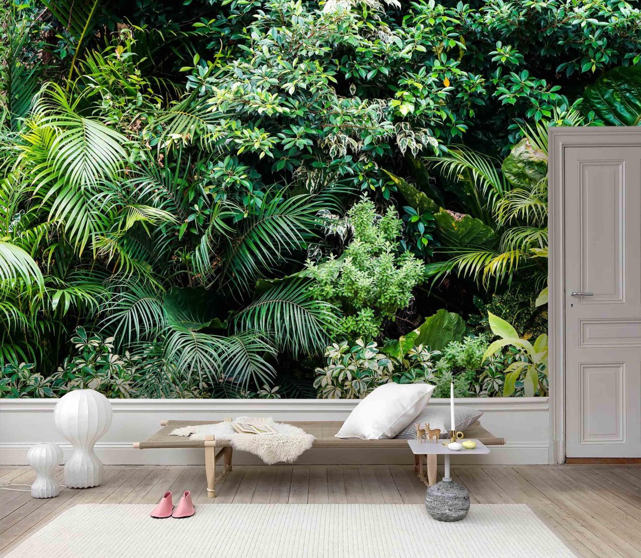 Аффреско папоротник джунгли