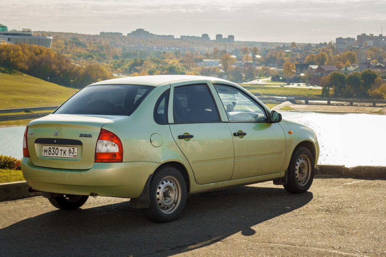 Лада Калина 1 седан аспарагус