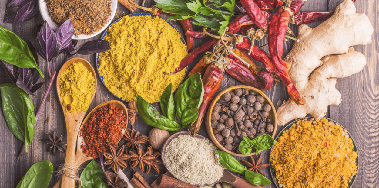 Базилик шпинат тимьян