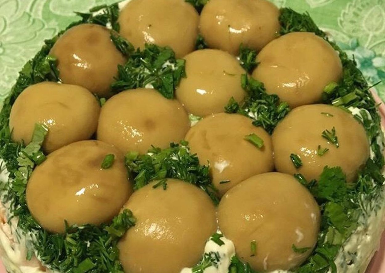 Оригинальная подача салатов