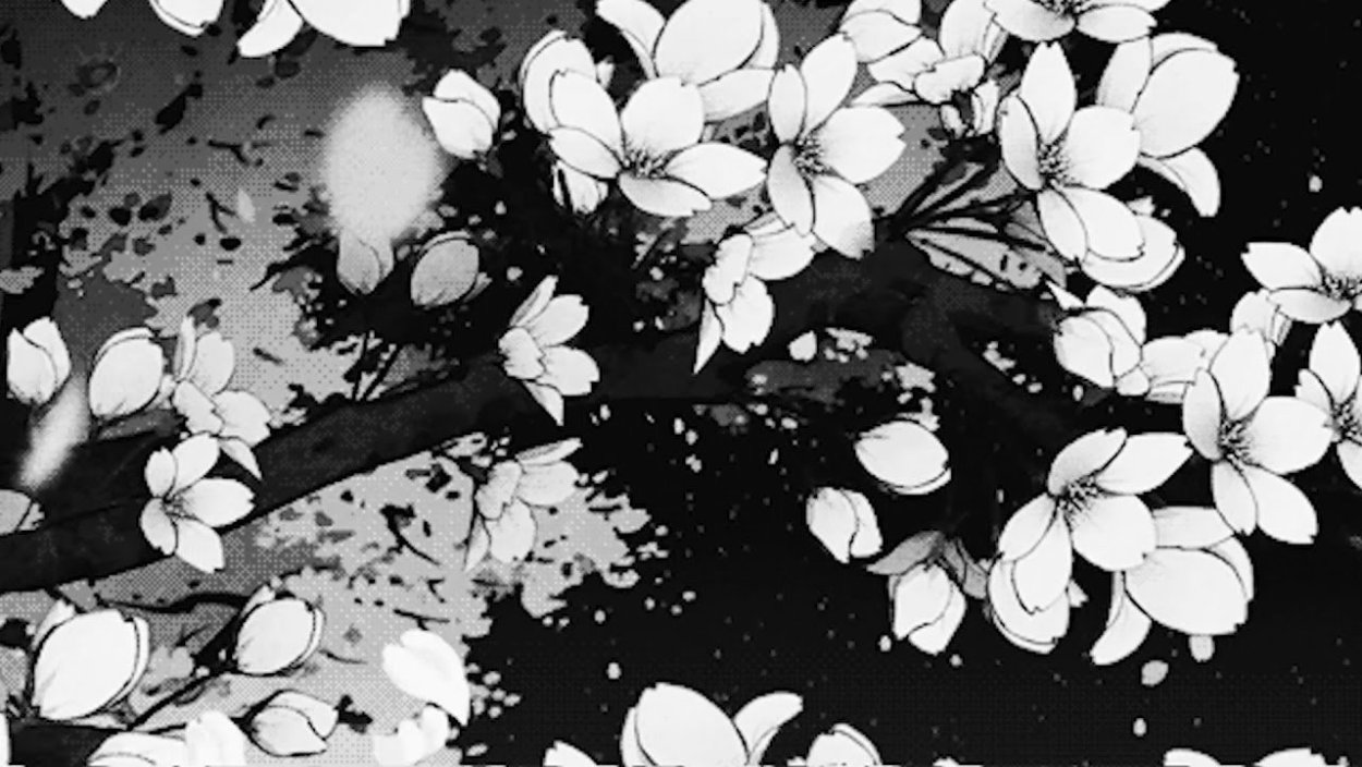 Аниме Эстетика черно белый