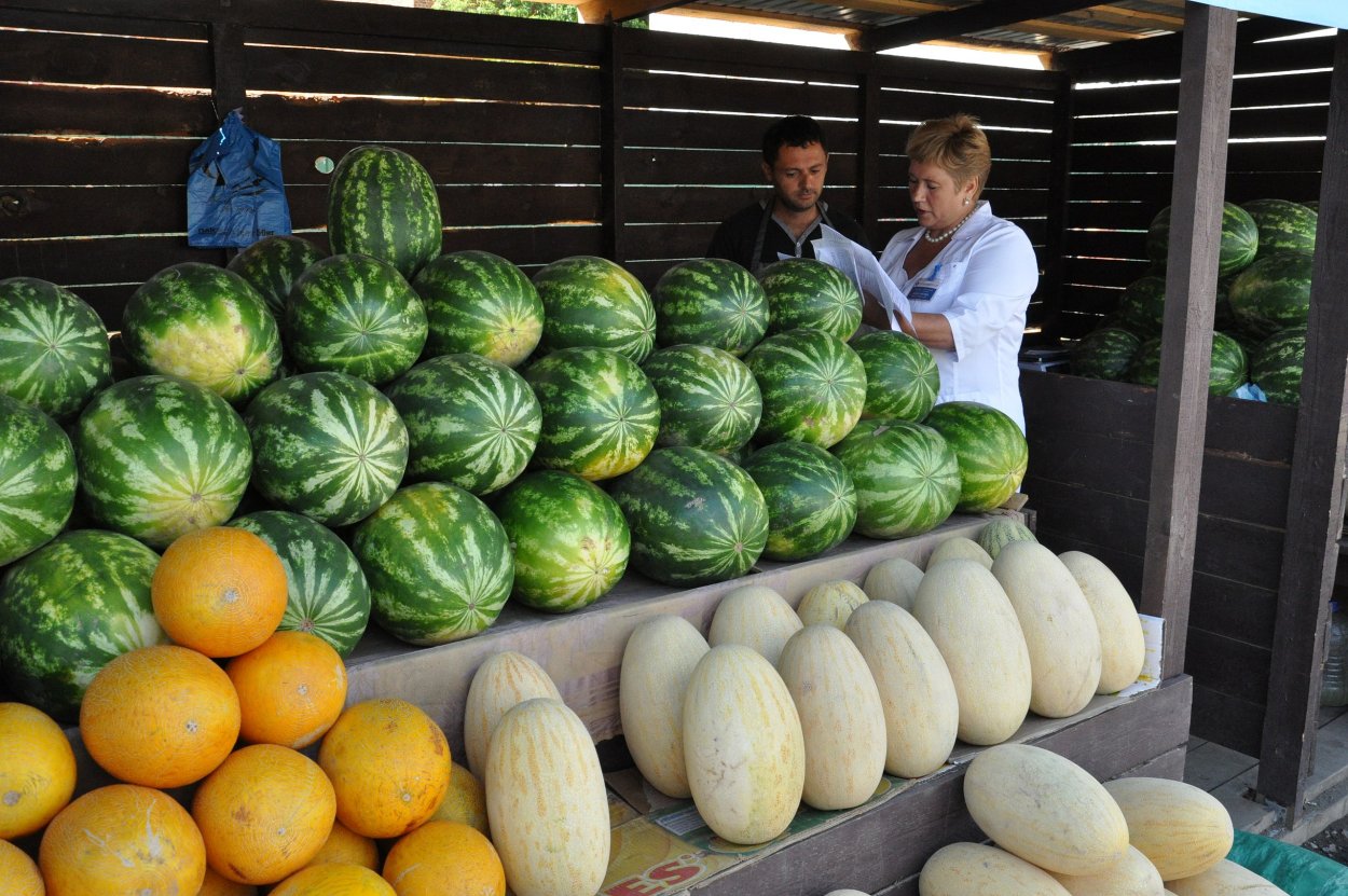 Продавец арбузов