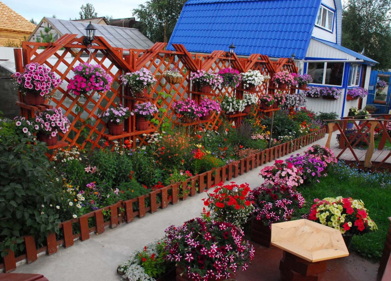 Красивые приусадебные участки и огороды