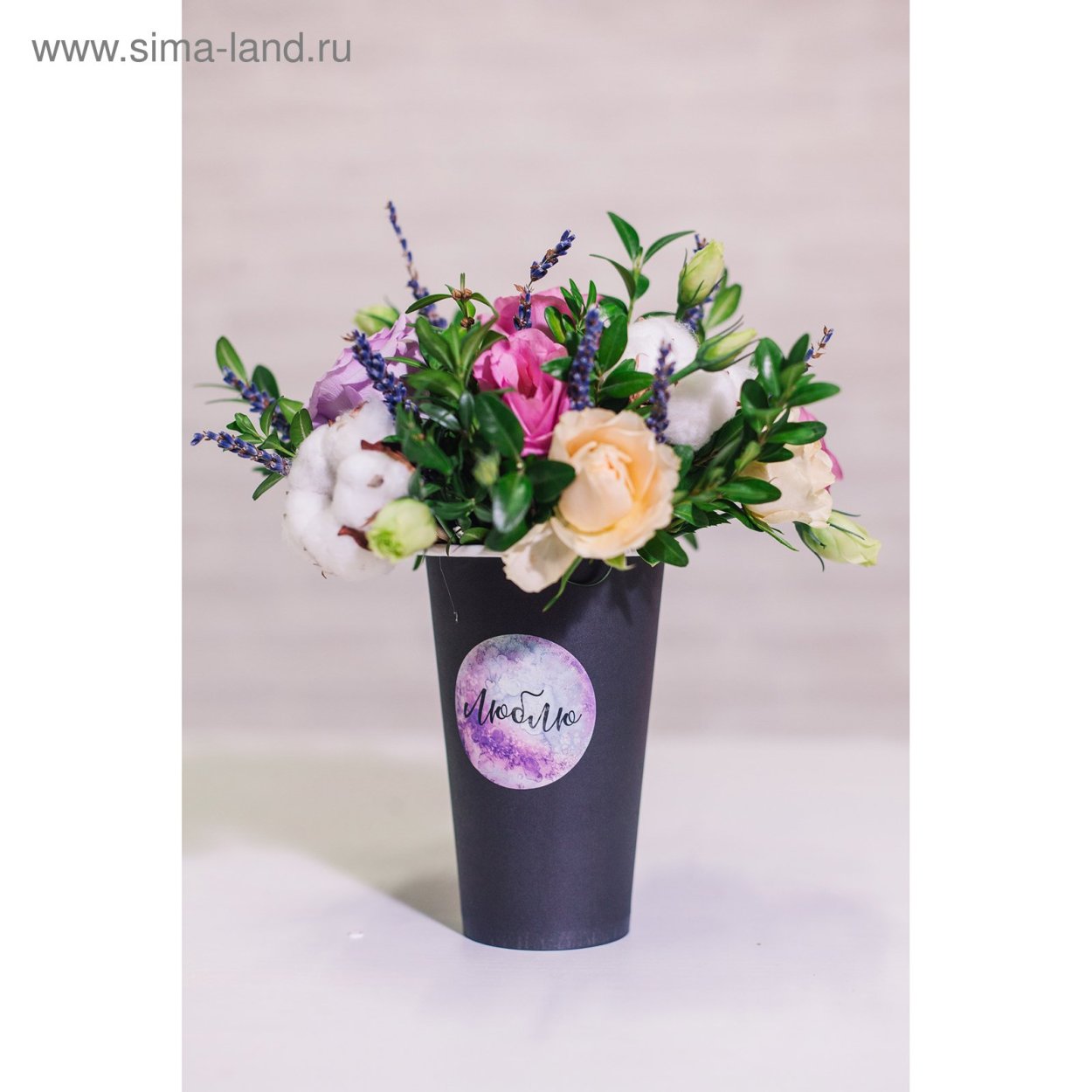 Цветочные композиции в стаканчиках