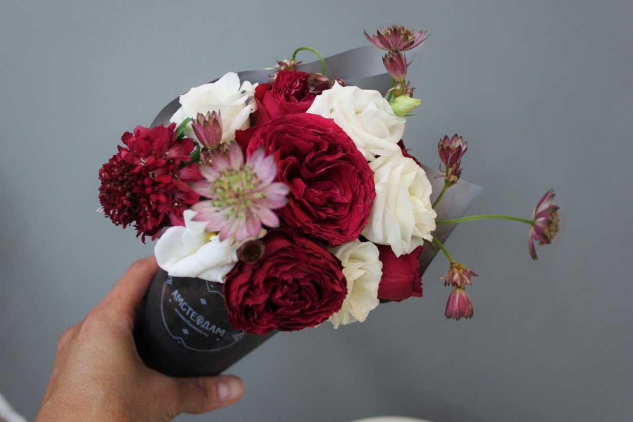 Букет в стакане