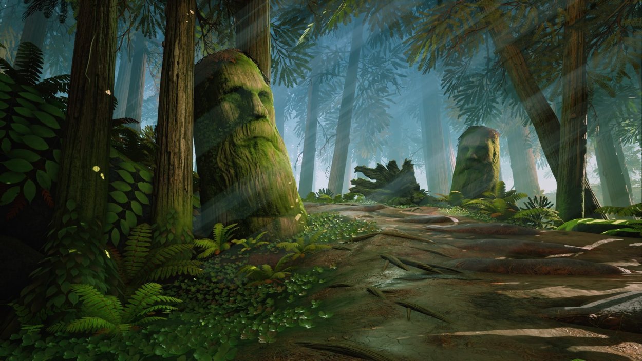 Река мультяшная в джунглях