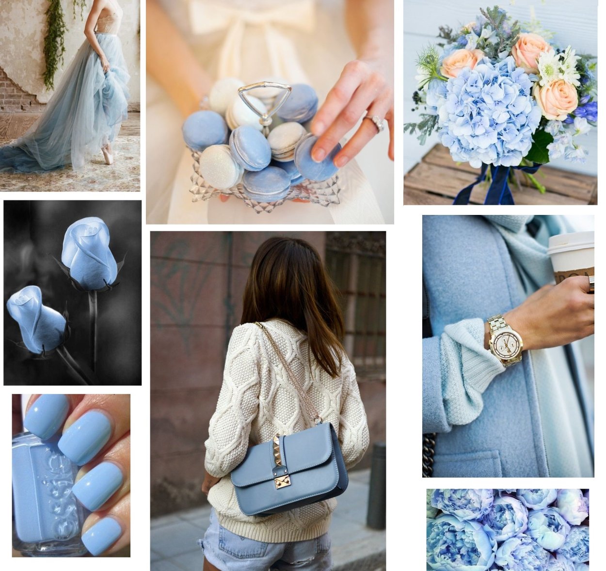 Букет из мыльных роз в голубой коробке