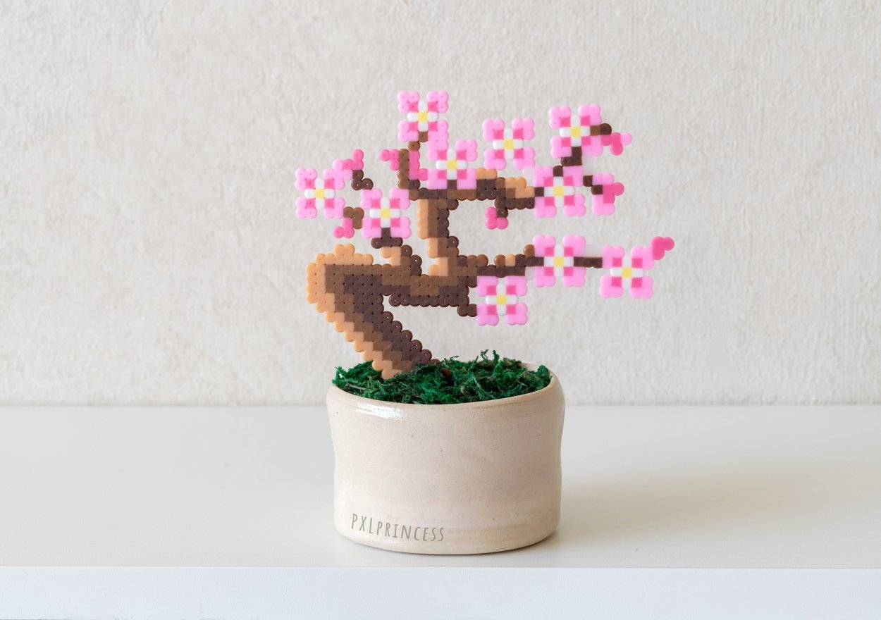 Бонсай Сакура миниатюра макет