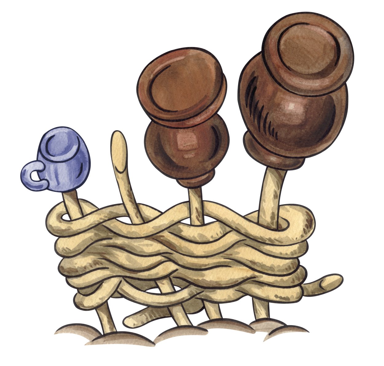 Плетень мультяшный