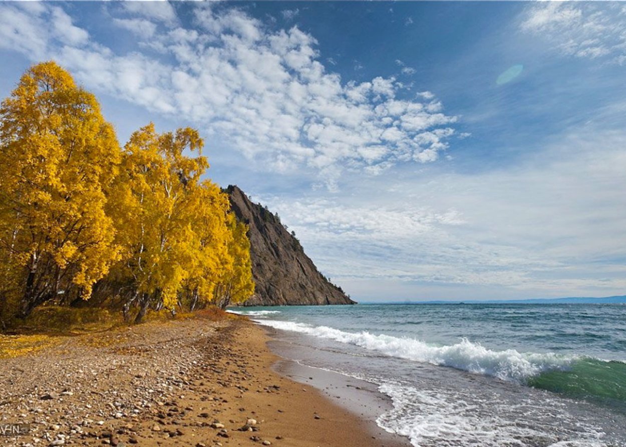 Картинки Утро Осень Море