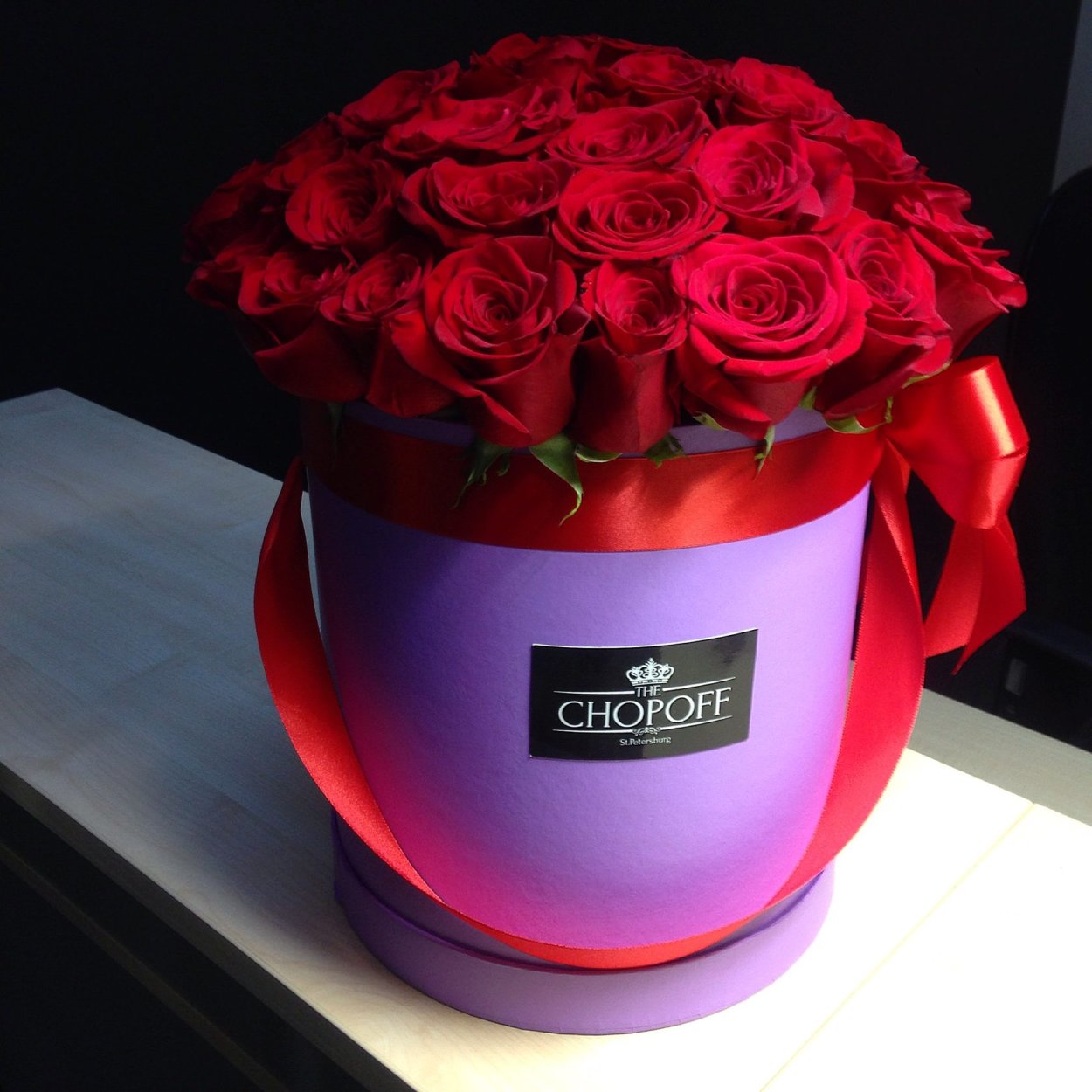 Цветы в коробке