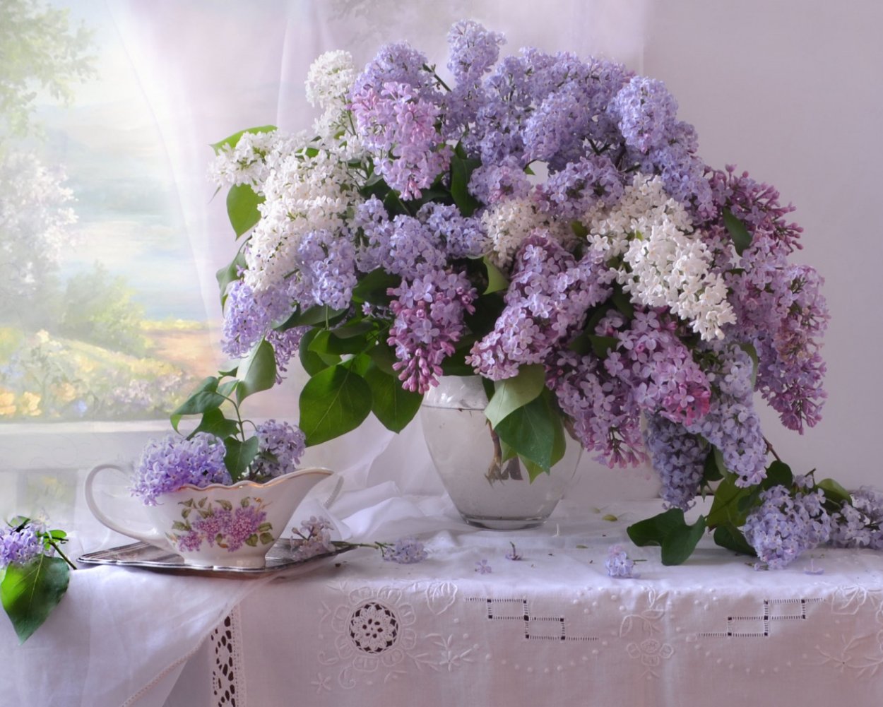 Букет сирени