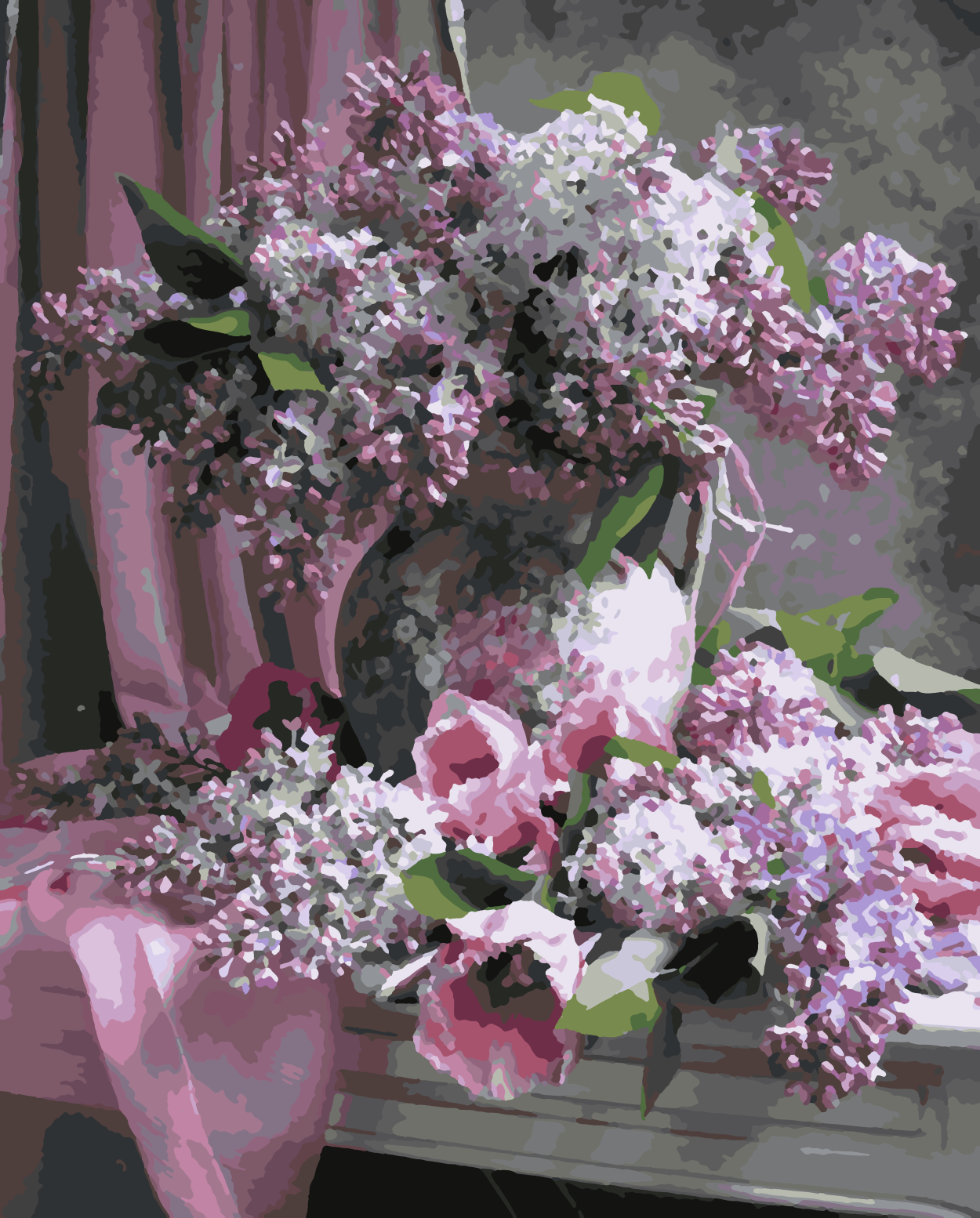 Букет "сирень микс"