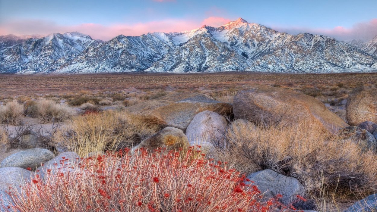 Сьерра-Невада Калифорния снег
