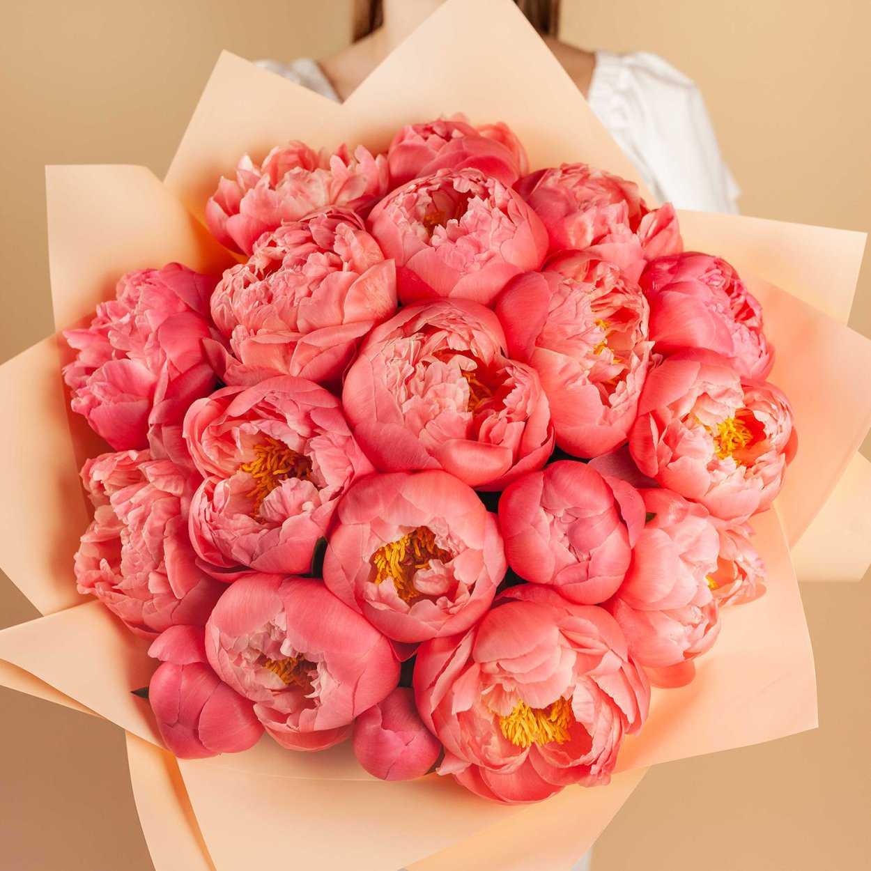 Букет невесты "праздник пиона"